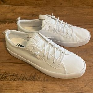 Keds Kickback Organic Cotton White Sneaker - W Size 7